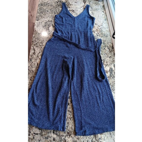 X-Small Gap Ribbed Belt-Tie Jumpsuit XS In Excellent Condition - Picture 1 of 8